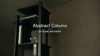 Ethnicraft Teak Abstract Black Column - Soul & Tables