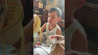 Morning japa with my son सुबह जप अपने बेटे के साथ