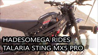 HadesOmega Rides Talaria Sting MX5 Pro