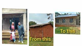 BUILDING MY 82 YEARS OLD DAD HIS DREAM HOUSE IN MY AFRICAN VILLAGE