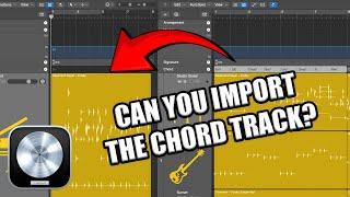 Logic Pro 11 - "Import" Chord Track from one project to another (2 Workarounds)