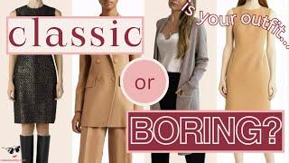 How To Tell If Your Outfit Is Classic Or Boring