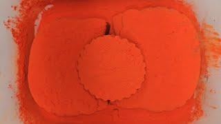 Orange on Black/Gray Reforms | Gym Chalk ASMR | Oddly Satisfying