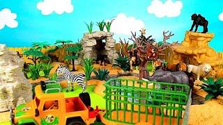 Wild Zoo Animals Toys + Learn Animal Names 20+ Animals!