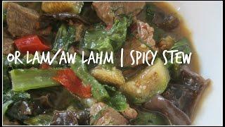 How to make OR LAM/AW LAHM | Lao Spicy Stew | House of X Tia | #laofood #laos