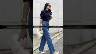 청바지 코디는 이렇게 입어요~ #fashion #데일리룩코디 #중년패션코디