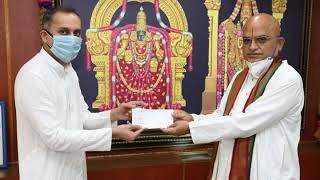 Anurag Jain family donated one and eleven lakhs crore to Sri Venkateswara Gosamrakshana trust.