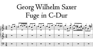 Saxer - Fuge in C-Dur / C major - Van Vulpen organ, Rotterdam, Hauptwerk