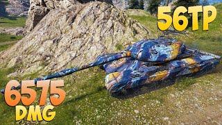 56TP - 2 Kills 6.5K DMG - Normal! - World Of Tanks