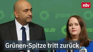 Paukenschlag bei den Grünen: Parteichefs Nouripour und Lang verkünden Rücktritt  | ntv