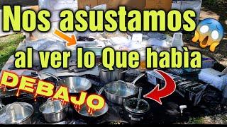 ️NOS ASUSTAMOSAL VER LO QUE HABÍA DEBAJO DEL PALETMÍREN/Lo Que Tiran en usa/Dumpster Diving