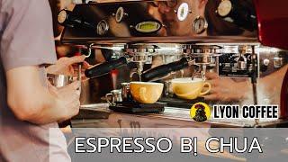 Espresso bị chua? Nguyên nhân và cách khắc phục | Lyon Coffee