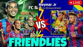 RONALDINHO VS PACK NEYMAR WHO'S BETTER ? FRIENDLIES  EFOOTBALL 25 LIVE #shortsfeed  #shortslive