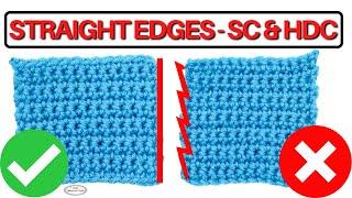 Crochet SMOOTH EDGES - Learn the Trick Now