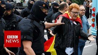 Catalonia referendum: Violence as police block voting- BBC News