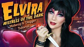 Elvira Makeup & Dagger Tutorial【Elvira: Mistress of the Dark】| Halloween 2022 | Madalyn Cline