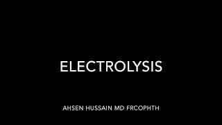 Electrolysis