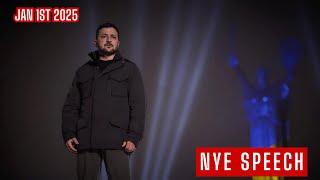 Zelensky's Emotional New Year's Eve Speech - English Subtitles