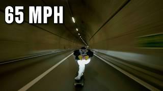 We Skated The World's Fastest Tunnel!