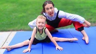 Miranda Sings Gymnastics Lesson! w/ Parker