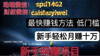 偏门合法网赚丨专注暴利赚钱：项目简单易上手，53岁农村妇女干了20天赚了8W块，果断辞掉杀鸭厂的工作！