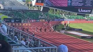 Fred Kerley Runs PB 9.83 in 100m First Round at 2022 USATF Championships