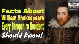 William Shakespeare and Shrewsbury Associations Facts About the Bard in Shropshire in a Nutshell