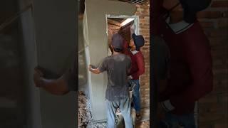 quick trick to pass plastering on door edge...