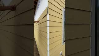 Hardie siding individual corner install.    #exterior #build #home #ideas #modern