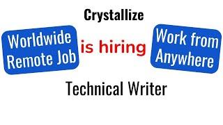 Technical Writer Remote Jobs | Technical Writing Jobs | Content Writing Jobs | Work from Home