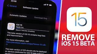 How To REMOVE iOS 15 Beta & INSTALL iOS 15 Final !