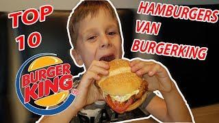 TOP 10 HAMBURGERS VAN BURGERKING PROEVEN !! KOETLIFE VLOG