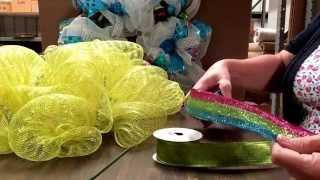 How to make a geo mesh wreath