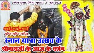 ज्येष्ठाभिषेक के केसर स्नान के अदभुत दर्शन कहाँ कहाँ से है? स्नानयात्रा उत्सव के श्रीनाथजी के दर्शन।