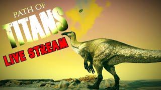 Krawll Unchained Live Stream - Path of Titans - Growing my duck Live !