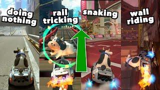 What's the FASTEST way to go STRAIGHT in Mario Kart World?