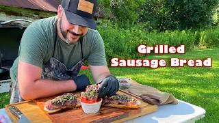 Grilled Sausage Bread (Next Level Appetizer) | Rough Cooking Recipe