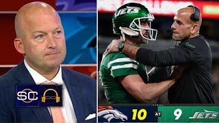 Tim Hasselbeck GOES CRAZY to Aaron Rodgers PISSED OFF with Saleh in Jets got upset by Broncos 10-9