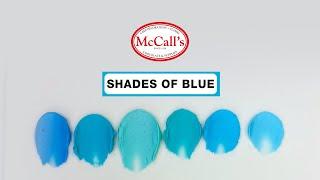 Creating The Right Shades of Blue | McCall's Baking