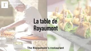 Hotel & restaurant of the Royaumont Abbey (with English subtitles)