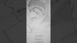 Kisame art..akatsuKi member art challange pt2..#animeart #shortsdrawing #shorts #subscribe #kisame