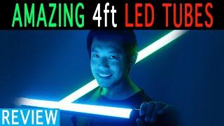 Extremely Versatile 4 Feet RGB Bi-color LED Tube | Digitalfoto Chameleon 4 | Portable Battery Power