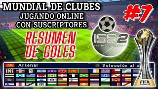 MUNDIAL DE CLUBES ONLINE CON SUSCRIPTORES | ISS PRO EVOLUTION 2 | PLAYSTATION 1 | RESUMEN GOLES EP 7