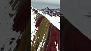 Rainbow mountain is also known as mountain of seven colors #rainbowmountain #mountains #nature