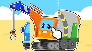 Candyko's Construction Vehicle Puzzle Game  | Puzzle Game for Kid️ | Lotty Friends