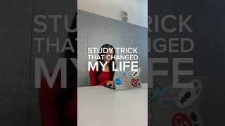 the study trick that changed my life