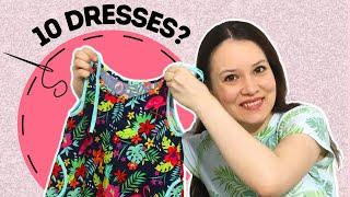 Sewing 10 dresses for a good cause! Dress a Girl 2022 (+free pattern)