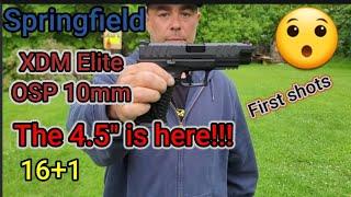XDM Elite 4.5" OSP 10mm. All New for 2022! Unboxing and First Shots....
