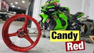 Candy Red Mags sa Kawasaki ZX10R