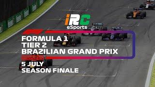 IRC S4 | PC Tier-2 Round 14 | F1 2019 | Brazilian GP Livestream | Season Finale